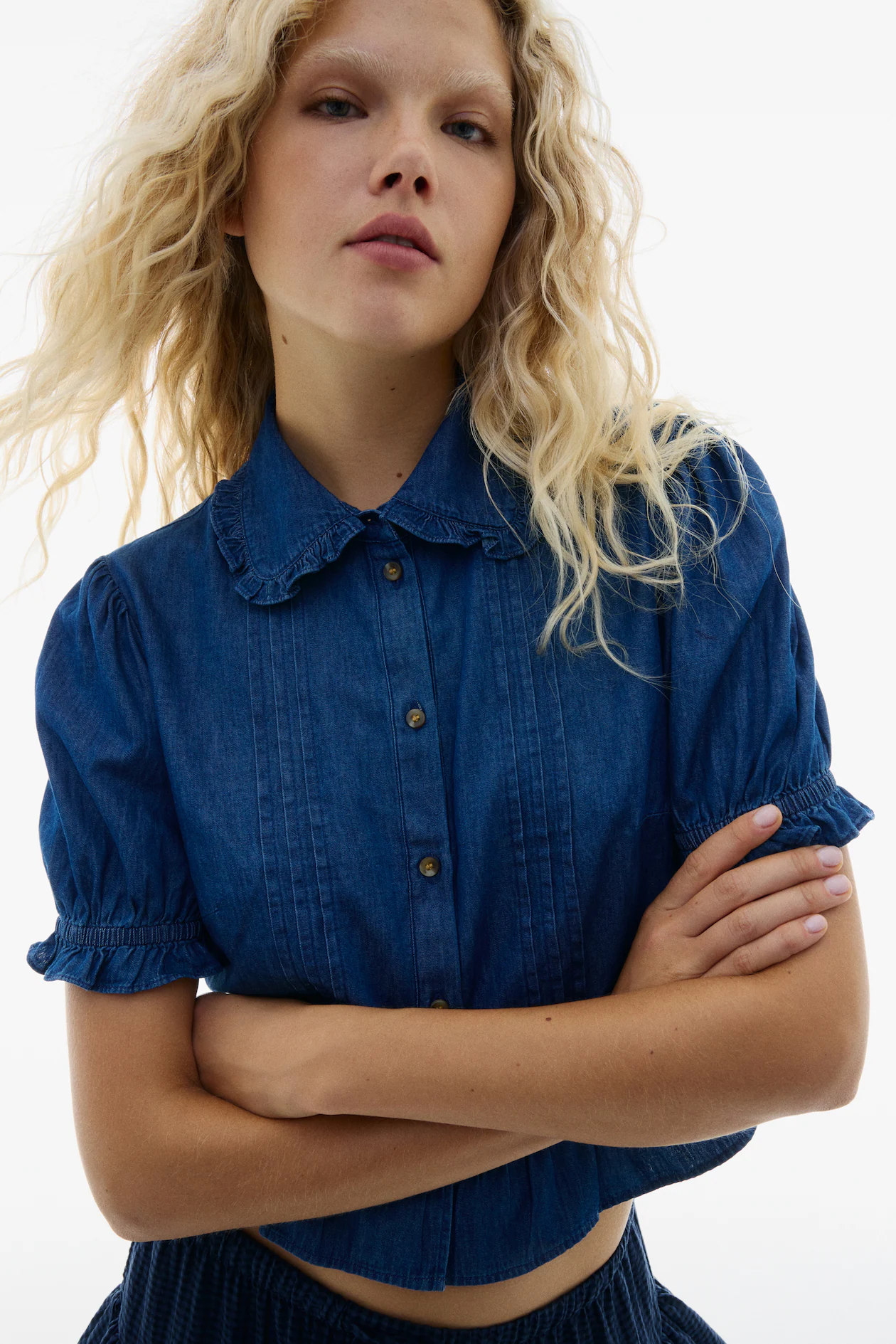 H&M Denim blouse