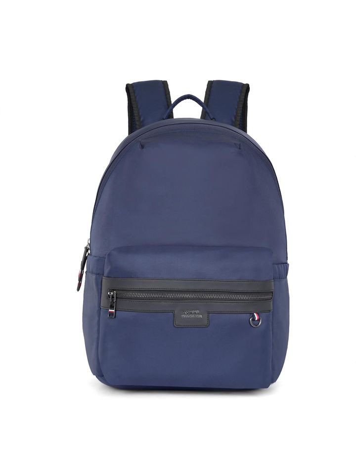 TOMMY Hilfiger Navy Blue Solid Backpack