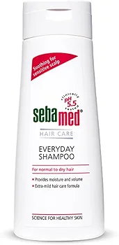 SebaMed Everyday Shampoo 200 Ml|Ph 5.5|Normal To Dry Hair| Mild|Gives Moisture & Volume |Phthalates & Sls And Parabens Free |Unisex For Dry Scalp Toxin Free | Clinically Proven | Toxin Free