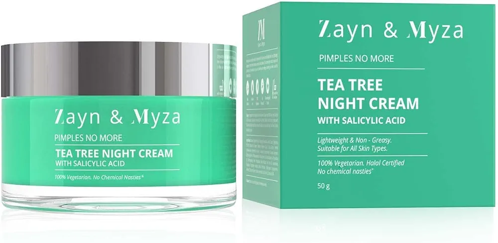 Zayn & Myza Tea Tree Night Cream With spf 25 (50g)