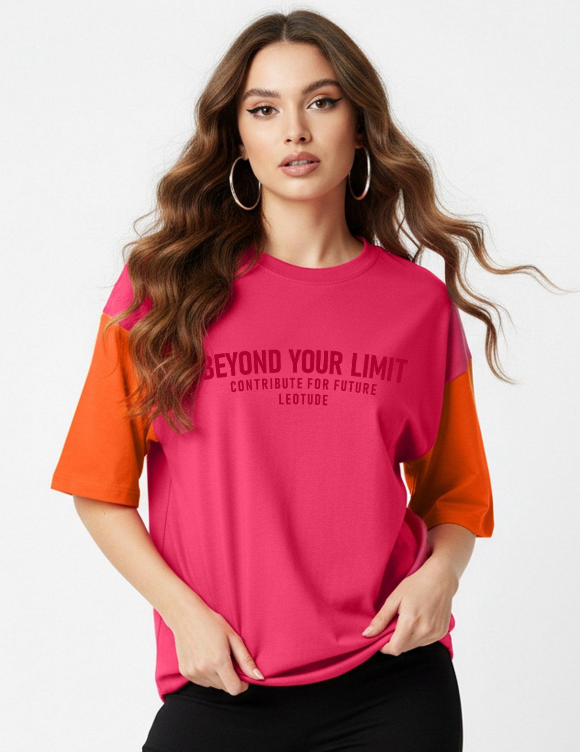 Typography Women’s Pink T-Shirt