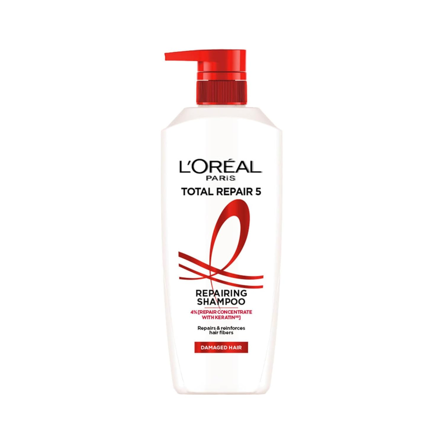 L'Oreal Paris Total Repair 5 Shampoo, For Repairing 5 Signs Of Damaged Hair, With Keratin Xs | 800Ml