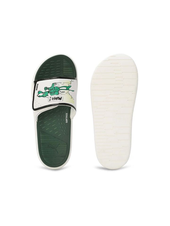 Softride Slide Super Mens Green Sliders