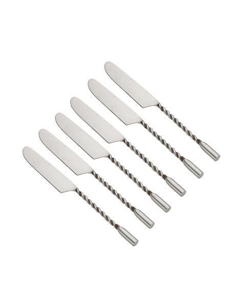 Set of 6 Knives with Matt Fin