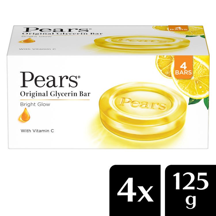 Pears Naturale Vitamin C Soap - Pack of 4 (500 g)