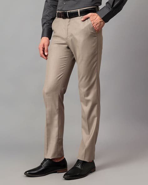 Cantabil Men Pleated Formal Trouser