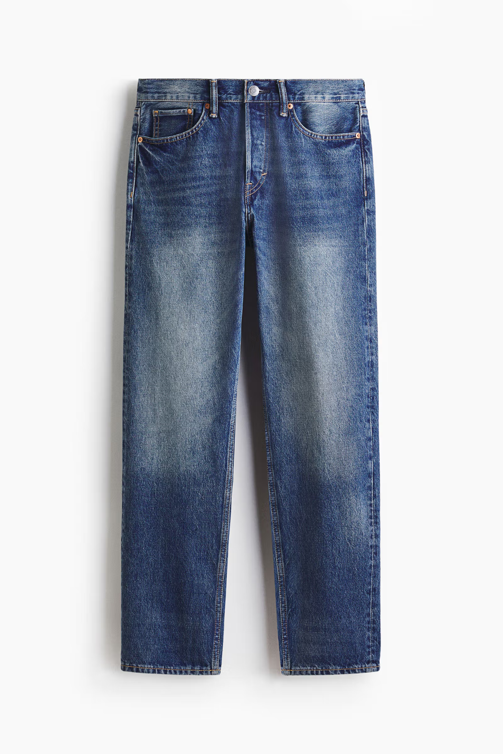 Men Blue Original Straight Jeans