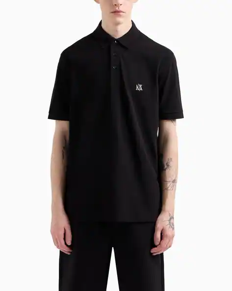 ARMANI EXCHANGE Men Half-Sleeves Icon Project Polo t-shirt