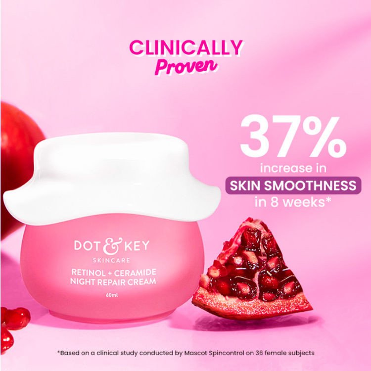 Dot & Key Retinol + Ceramide Sleep Treatment Anti-Ageing Night Cream For Fine Lines & Wrinkles