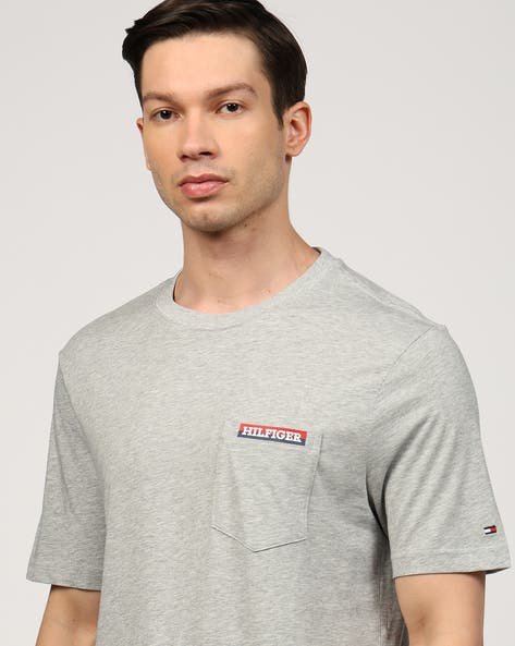 TOMMY HILFIGER Americana Monotype Pocket Crew Neck T shirt