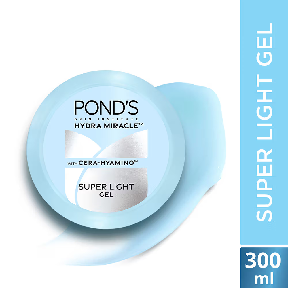 Ponds Super Light Gel Oil-Free Moisturize With Hyaluronic Acid & Vitamin E (300ml)