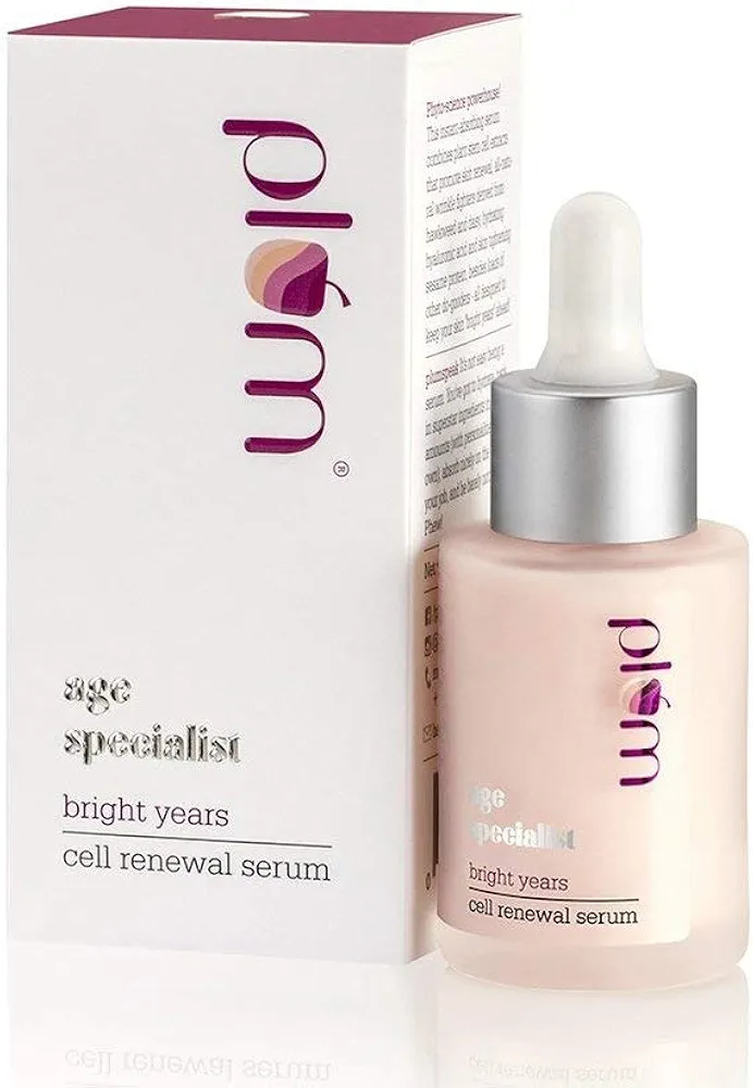Plum Bright Years Cell Renewal Serum| Ultra-hydrating Serum | For All Skin Types | 100% Vegan, Cruelty Free |