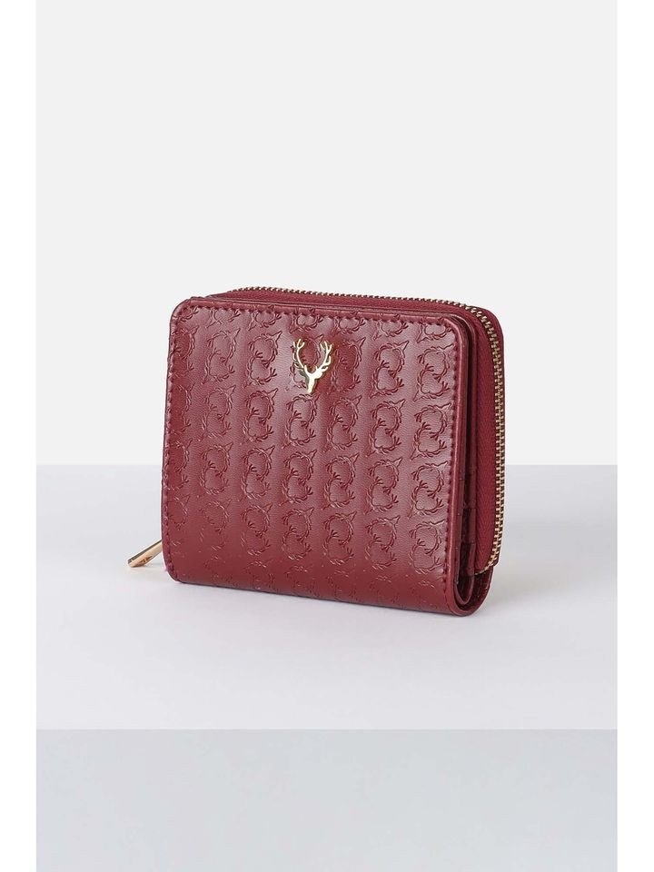 Allen Solly Women Maroon Casual Wallet