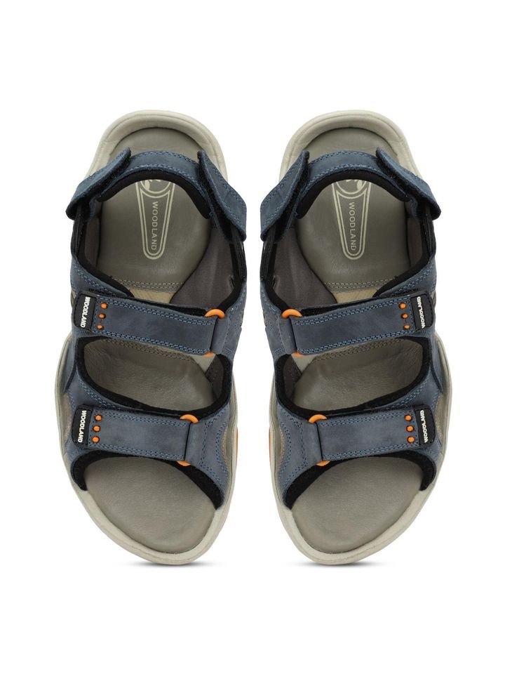 Woodland Men Navy Blue Sandals