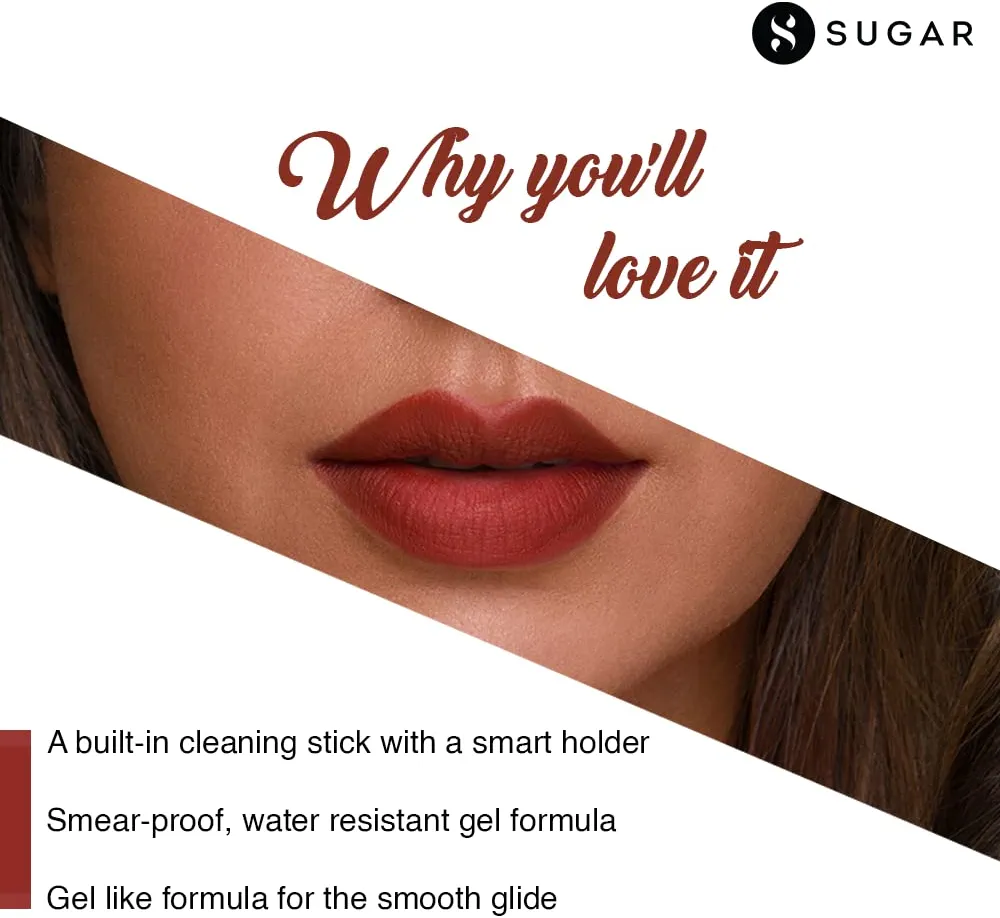 SUGAR Cosmetics Lipping On The Edge Matte Lip Liner | Lasts Upto 10Hrs | Waterproof