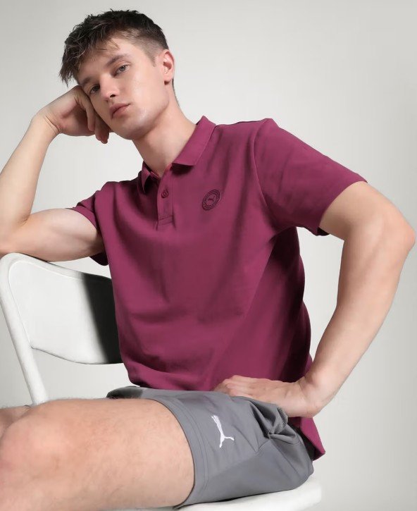 Men'S Essential Slim-Fit Badge Logo Polo T-Shirt