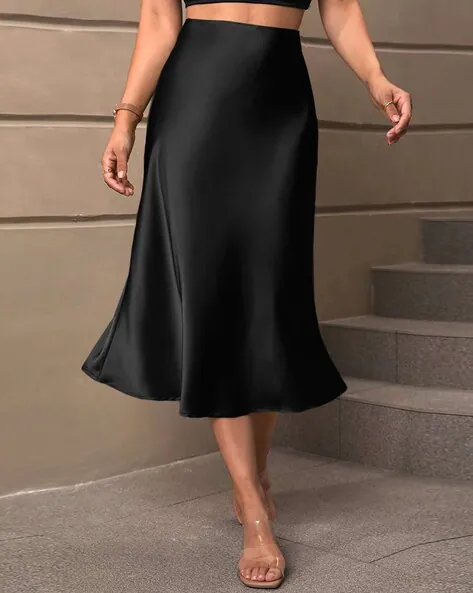 Women High-Rise A-Line Skirt