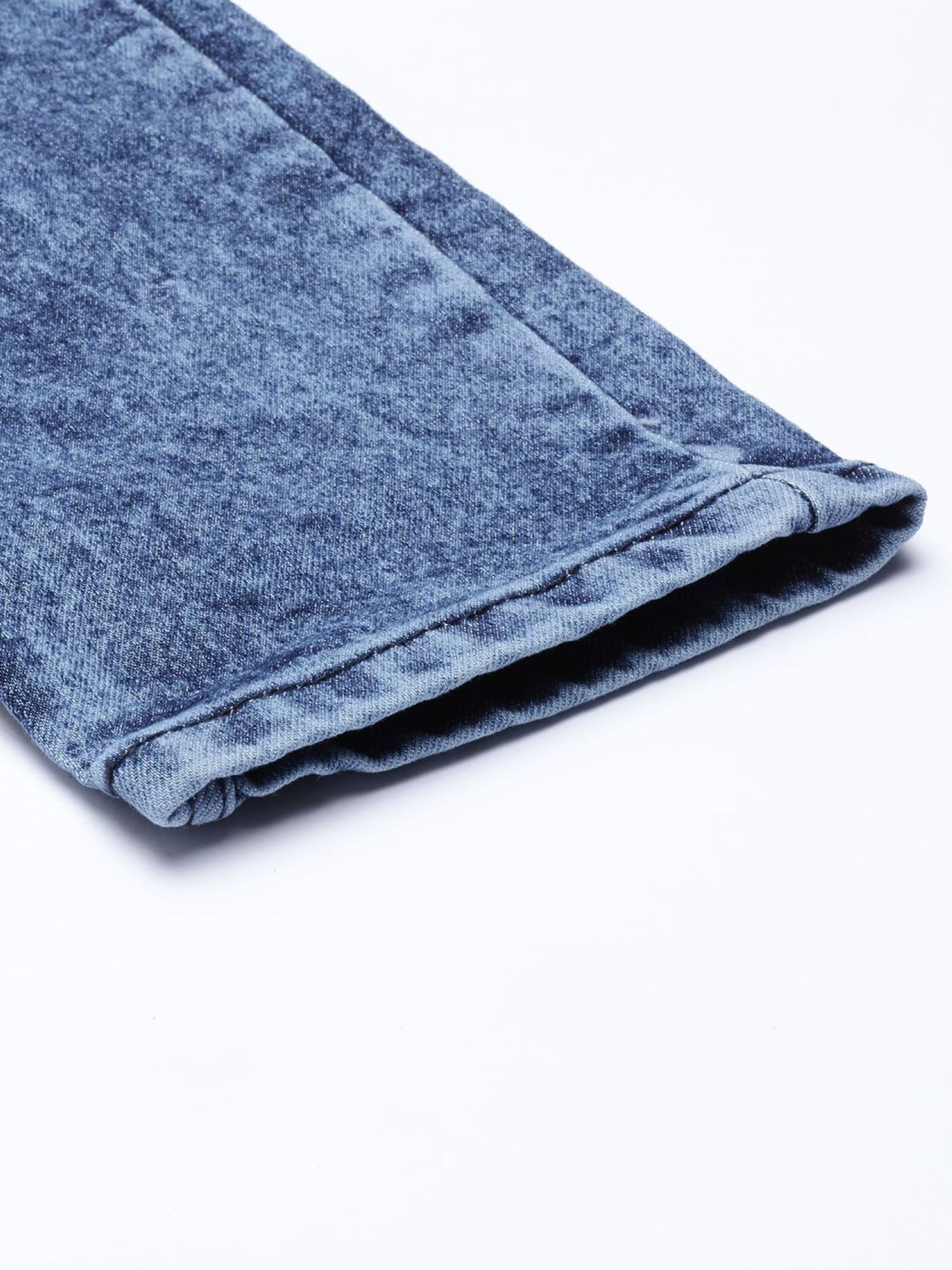 Men Slim Fit Solid Mid-Rise Stretchable Jeans