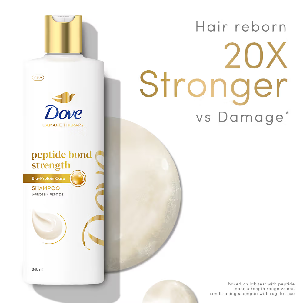 Dove Peptide Bond Strength Shampoo (340ml)