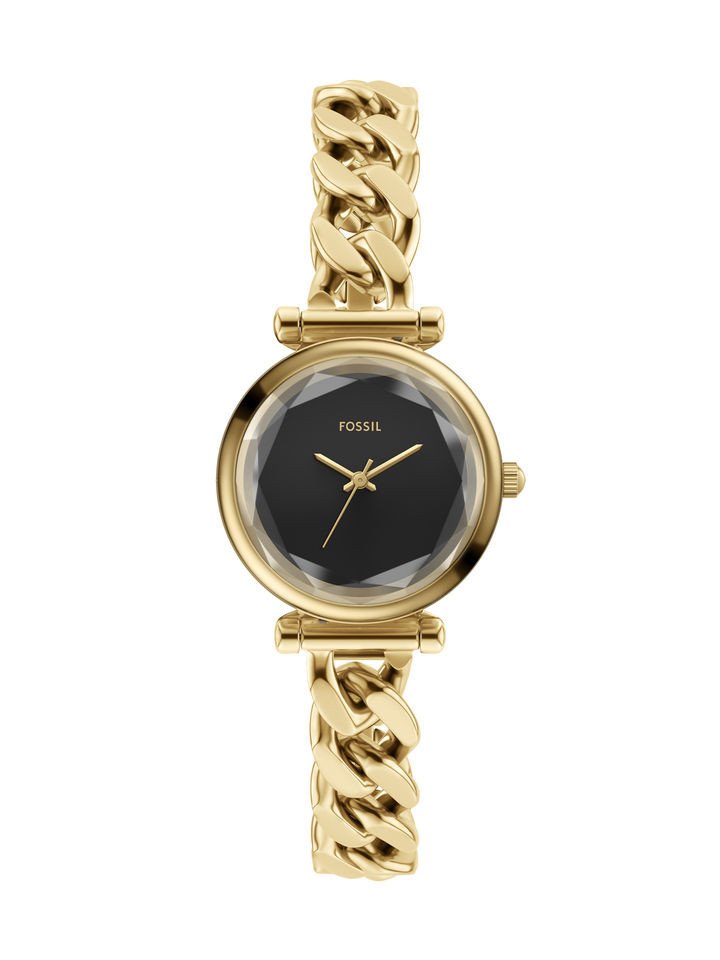 Fossil Carlie Gold Toned Women Quartz Watch ( ES5440 ) ( M )