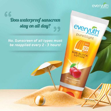 Everyuth Naturals Sun Block Lotion SPF 50 (50gm) MRP 300/-