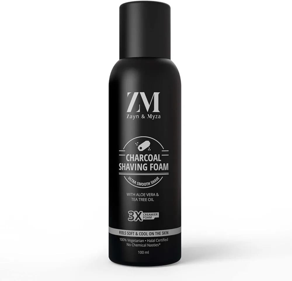 Zayn & Myza Charcoal Shaving Foam