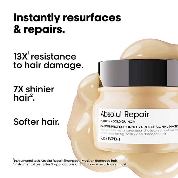L'Oréal Professionnel Absolut Repair Mask For Dry and Damaged Hair With Protein & Omega-9