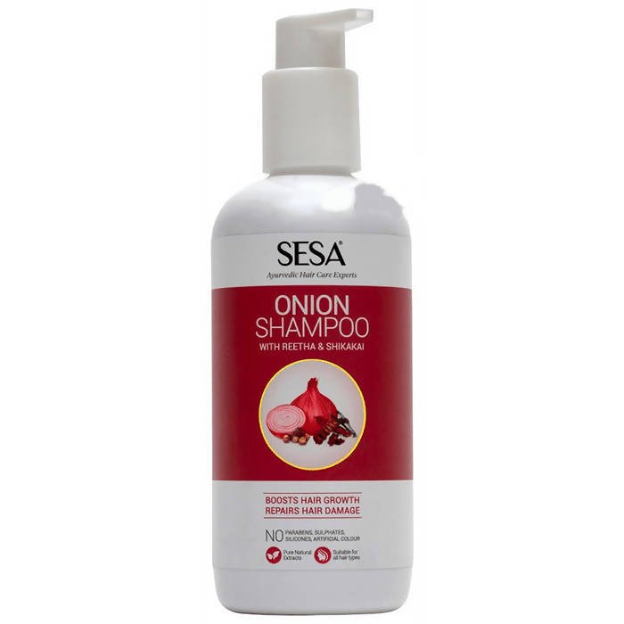 Sesa Ayurvedic Onion Shampoo with Reetha & Shikakai