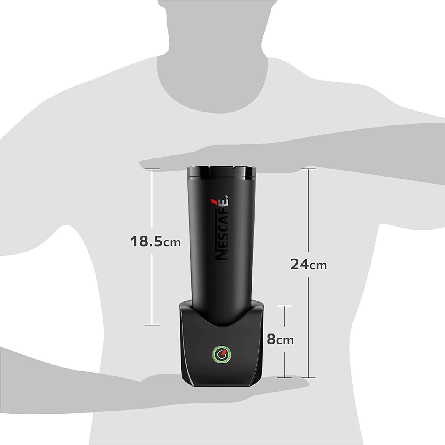 Nescafé E Coffee Maker for Cafe-like Frothy Coffee At Home | Make Espresso, Cappuccino, Latte at Home with E coffee maker