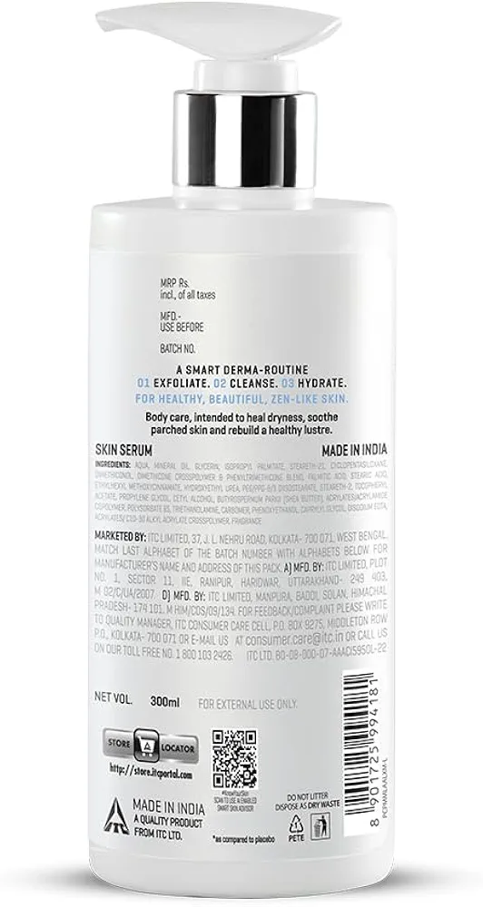 Dermafique Intensive Restore Body Lotion Serum with 10X Vitamin E benefit 300ml, Body Lotion for Dry Skin, Suitable for Winters, Moisturizer for Body | Dermatologist Tested