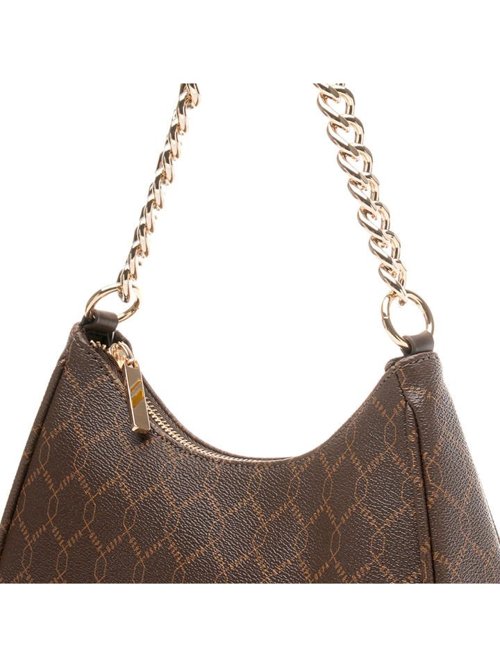 U.S. Polo Assn Kali Brown Printed shoulder Handbag with dual Straps