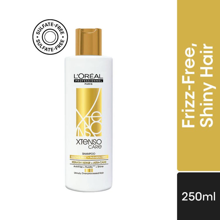 L'Oreal Professionnel Xtenso Care Sulfate-Free Shampoo For Frizz-Free, Shiny & Manageable Hair