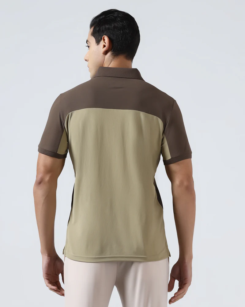 Khaki TechPro Solid Polo - Remus