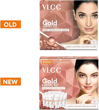 VLCC Combo Set- Onion & Fenugreek Hair Oil,Deep Nourishing Face Cream,Gold Facial Kit for Sensitive Skin,Pista Massage Cream