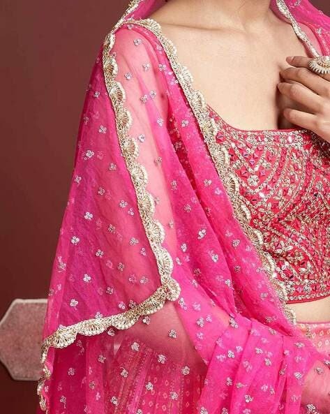 Embellished Lehenga Choli Set with dupatta