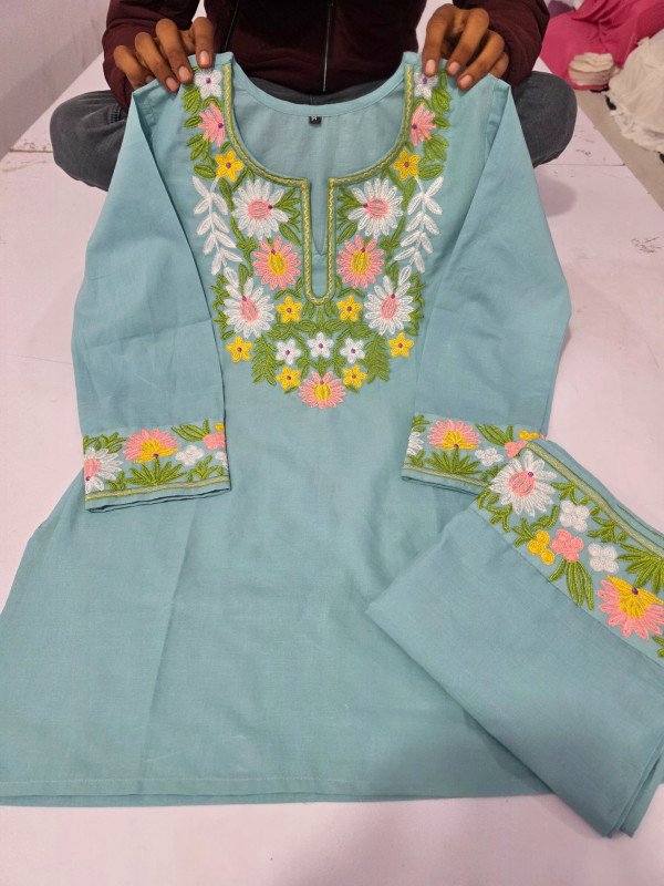 Embroidered co-ord set