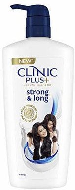 Clinic Plus Strong & Long Shampoo 650 ml, With Milk Proteins & Multivitamins for Healthy and Long Hair - Strengthening Shampoo for Hair Growth MRP 871/-